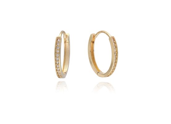 MOISS náušnice ze žlutého zlata