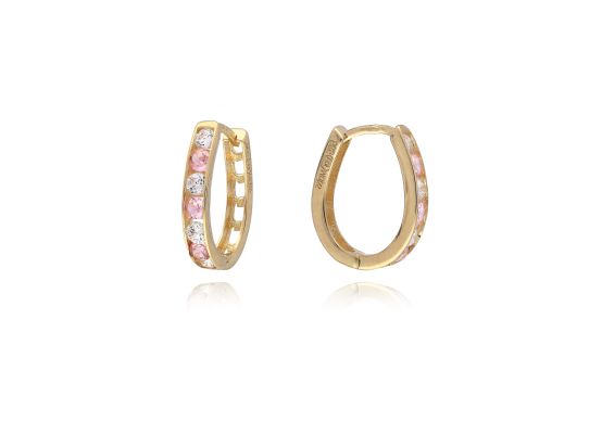 MOISS náušnice ze žlutého zlata