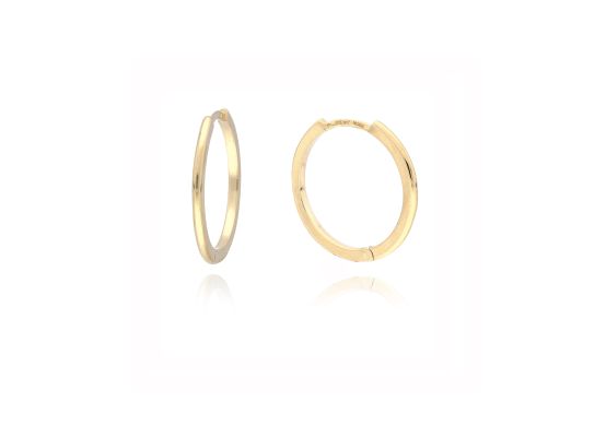 MOISS náušnice ze žlutého zlata