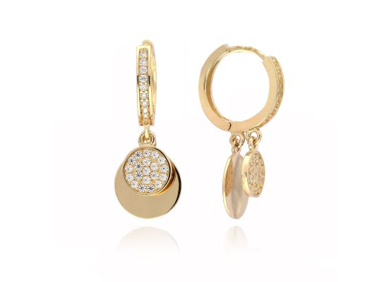 MOISS náušnice ze žlutého zlata