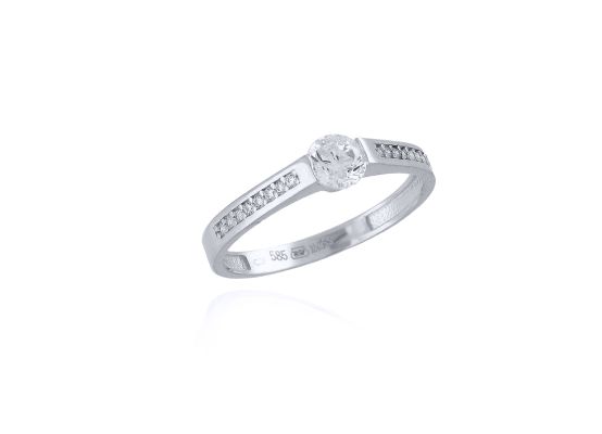 MOISS prsten z bílého zlata