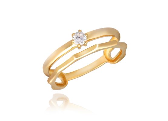 MOISS prsten ze žlutého zlata