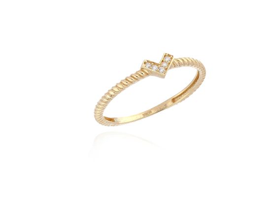 MOISS prsten ze žlutého zlata