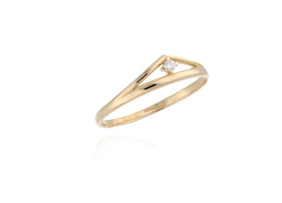 MOISS prsten ze žlutého zlata