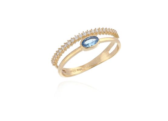 MOISS prsten ze žlutého zlata