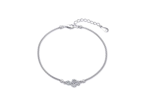 MOISS stříbrný náramek HOUSLOVÝ KLÍČ