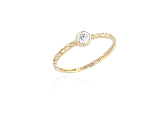 MOISS prsten ze žlutého zlata