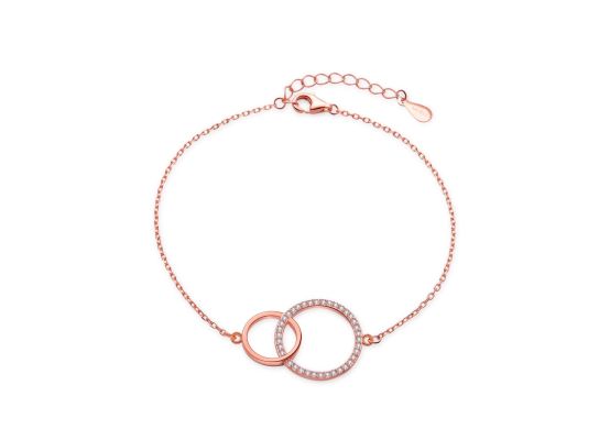 MOISS stříbrný náramek ROSE KRUH