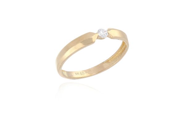 MOISS prsten ze žlutého zlata