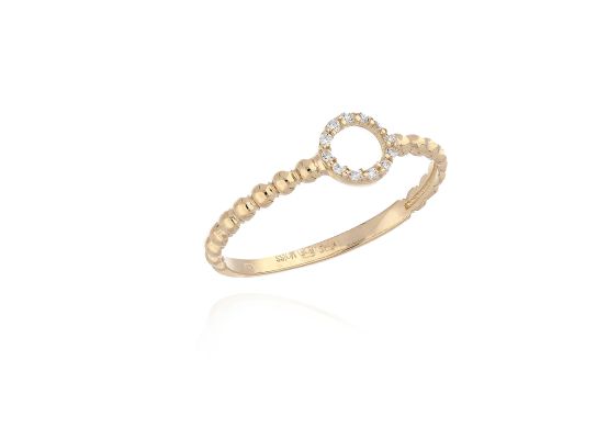 MOISS prsten ze žlutého zlata