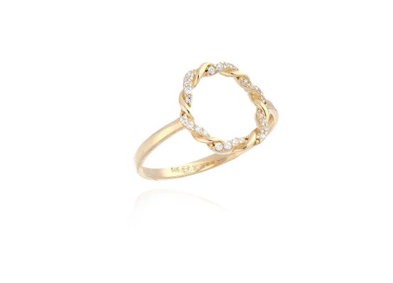 MOISS prsten ze žlutého zlata