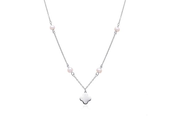 MOISS stříbrný náramek ČTYŘLÍSTEK