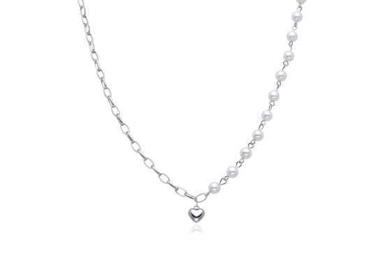 MOISS stříbrný náhrdelník SRDCE