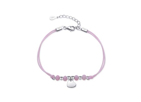 MOISS stříbrný náramek SRDCE