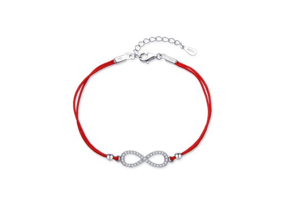 MOISS stříbrný náramek NEKONEČNO