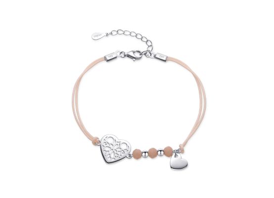 MOISS stříbrný náramek SRDCE