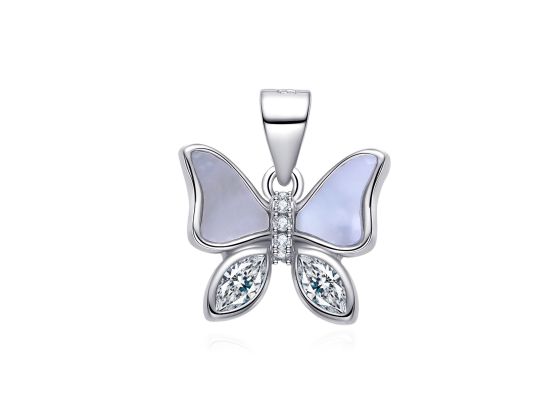 MOISS stříbrný přívěsek MOTÝL
