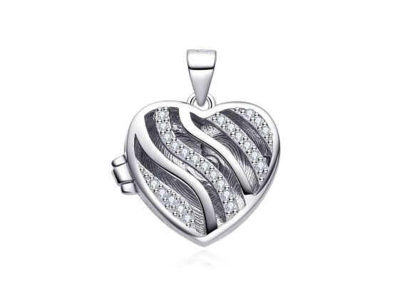 MOISS stříbrný přívěsek SRDCE