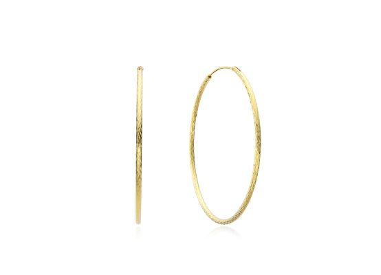 MOISS stříbrné náušnice GOLD