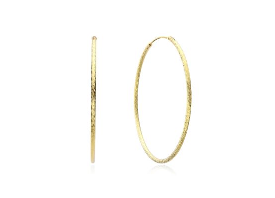 MOISS stříbrné náušnice GOLD