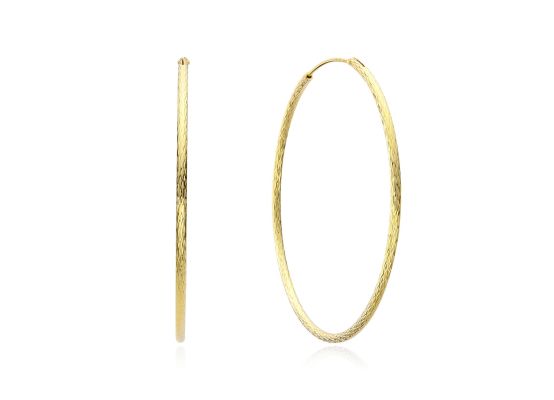 MOISS stříbrné náušnice GOLD