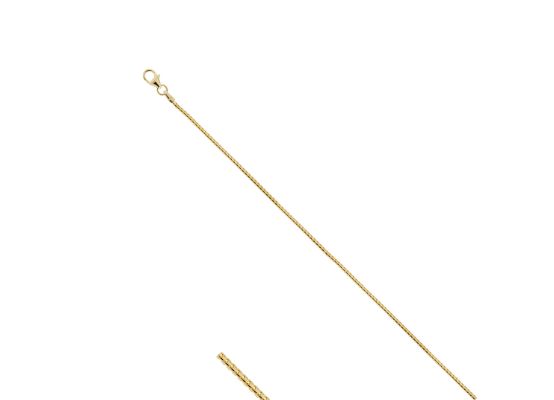 MOISS řetízkový náramek ze žlutého zlata FOX