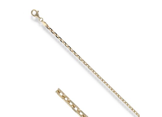 MOISS řetízkový náramek ze žlutého zlata FOX