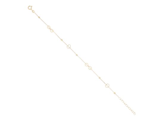 MOISS náramek ze žlutého zlata NEKONEČNO