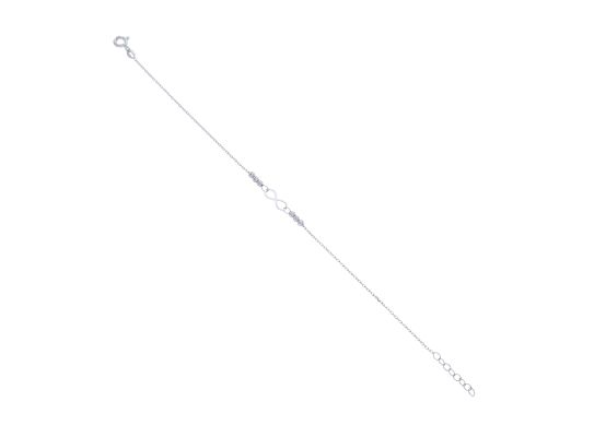 MOISS náramek z bílého zlata NEKONEČNO