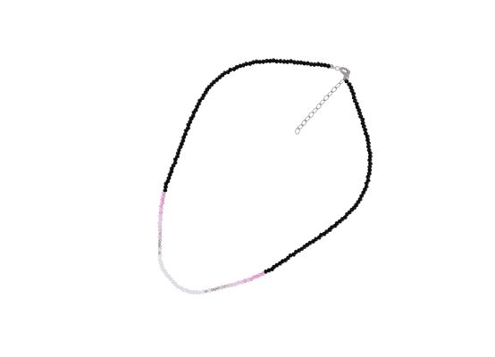 MOISS stříbrný korálkový náhrdelník