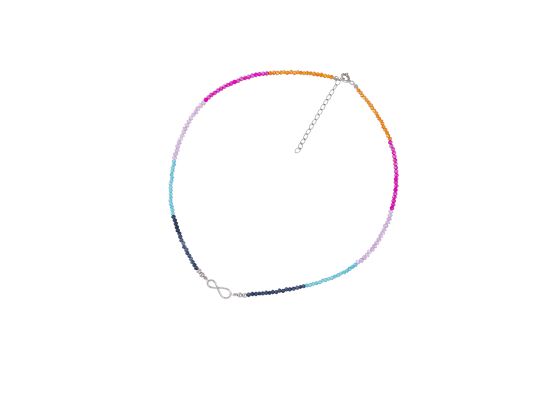 MOISS stříbrný korálkový náhrdelník