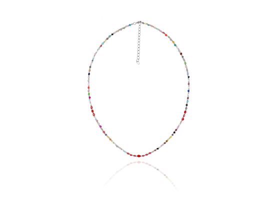 MOISS stříbrný korálkový náhrdelník