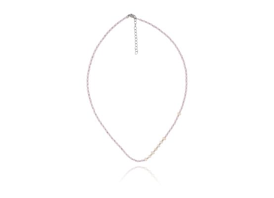 MOISS stříbrný korálkový náhrdelník