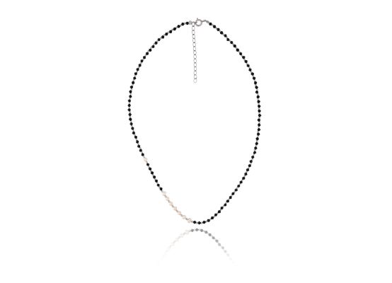 MOISS stříbrný korálkový náhrdelník