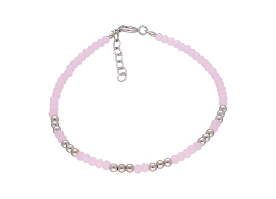 MOISS stříbrný korálkový náramek