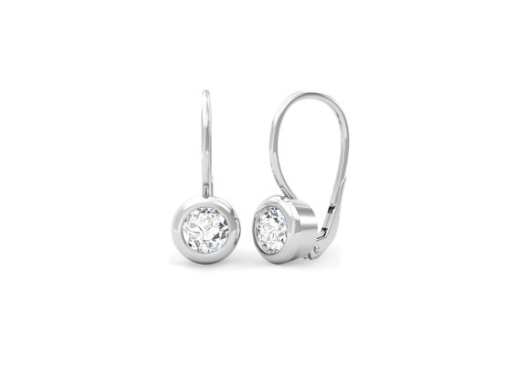 MOISS náušnice z bílého zlata