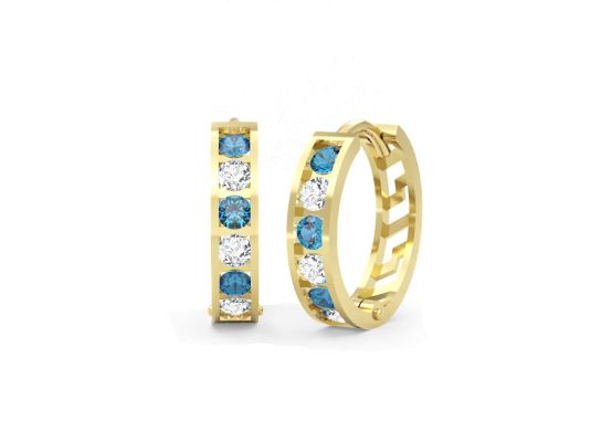 MOISS náušnice ze žlutého zlata