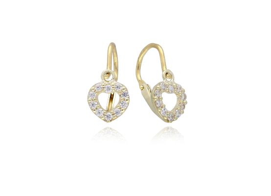 MOISS dětské náušnice ze žlutého zlata