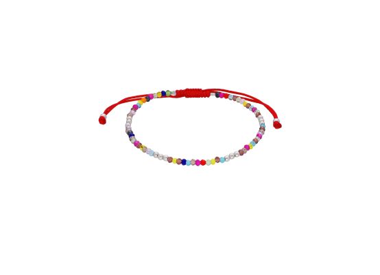 MOISS provázkový náramek s kuličkami