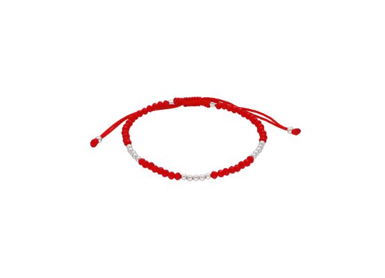 MOISS provázkový náramek s kuličkami