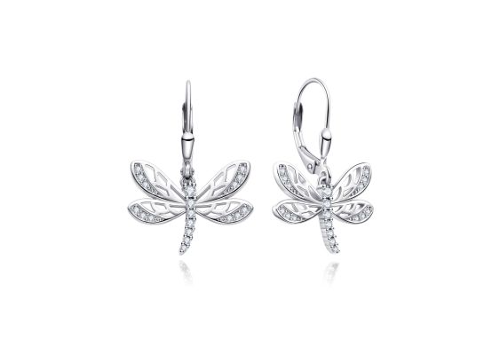 MOISS stříbrné náušnice VÁŽKA