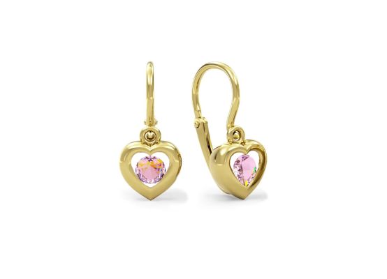 MOISS dětské náušnice ze žlutého zlata