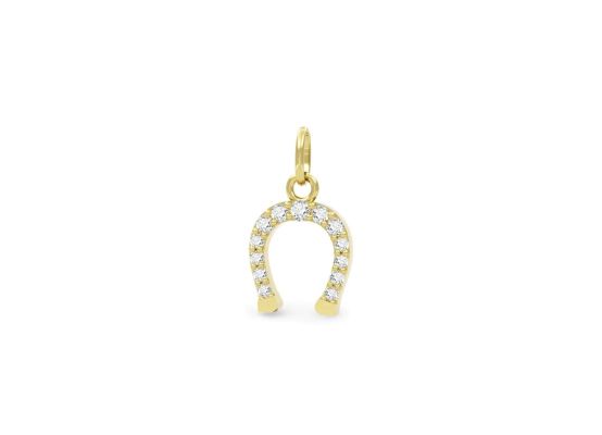 MOISS přívěsek ze žlutého zlata PODKOVA