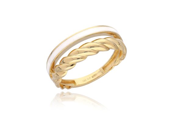 MOISS prsten ze žlutého zlata