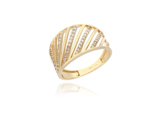 MOISS prsten ze žlutého zlata