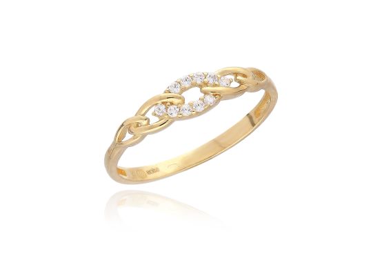 MOISS prsten ze žlutého zlata