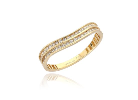 MOISS prsten ze žlutého zlata