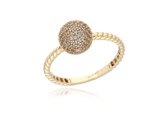 MOISS prsten ze žlutého zlata