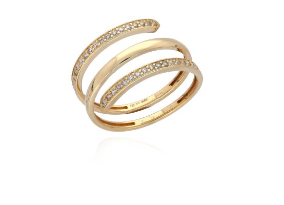 MOISS prsten ze žlutého zlata