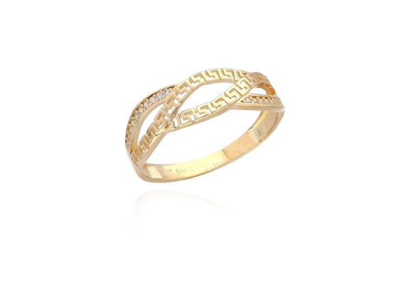 MOISS prsten ze žlutého zlata